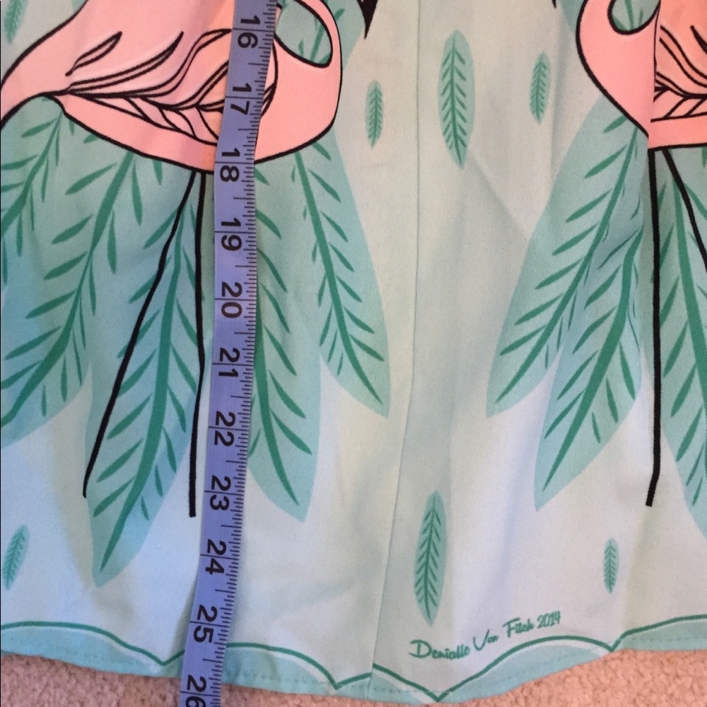 Pink Flamingos Circle Skirt by the Oblong Box Shop - Picture 8 of 8